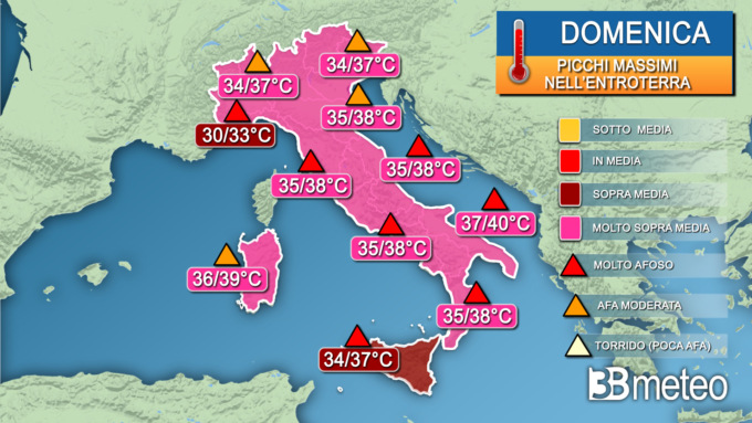 “Verso una settimana di Ferragosto rovente, escalation del caldo africano anche al Nord”