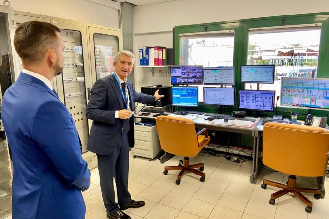 Inaugurazione del maxi impianto fotovoltaico a Trecate, Marnati: “Area strategica importante”