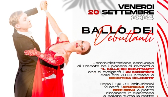 Questa sera Ballo dei Debuttanti per i nati nel 2005 di Trecate
