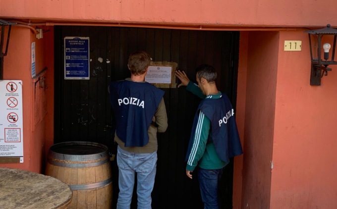 Il Questore chiude bar in Largo Pastore a Novara per 10 giorni
