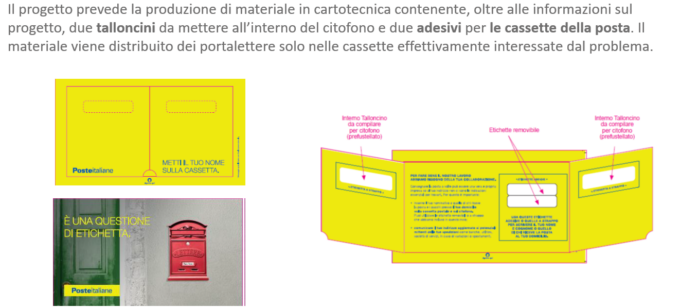 Poste Italiane: anche nel novarese arriva “Etichetta la cassetta”