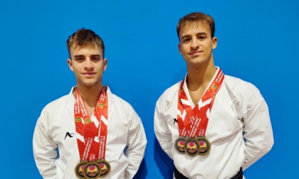 I fratelli Casazza di Agrate riconfermano il titolo europeo di karate in Polonia