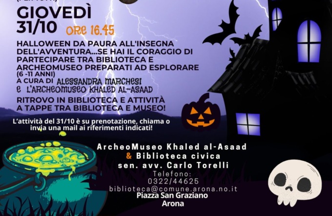 Halloween alla biblioteca di Arona