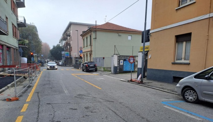 Rifacimento strade e marciapiedi di via Marconi a Novara