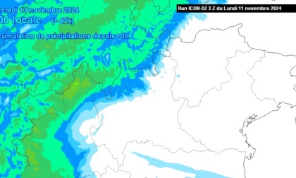 Prima neve sulle Alpi piemontesi domani