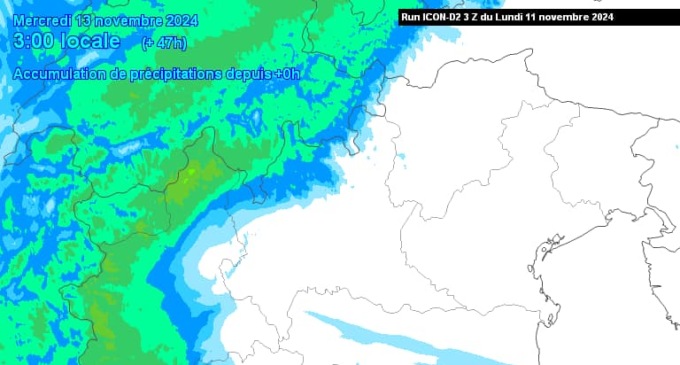 Prima neve sulle Alpi piemontesi domani