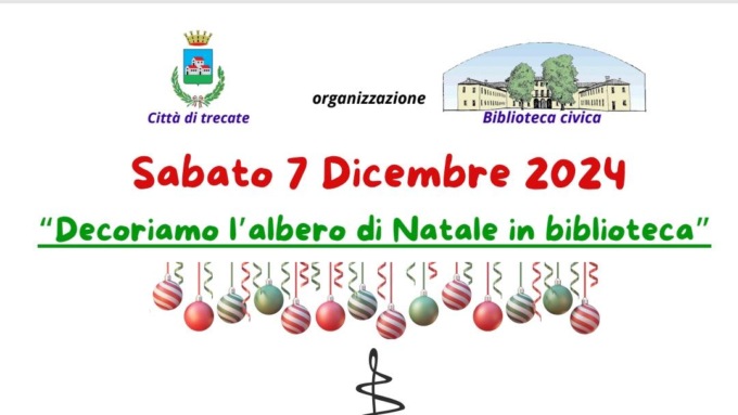 “Decoriamo l’albero di Natale”: il 7 dicembre a Trecate