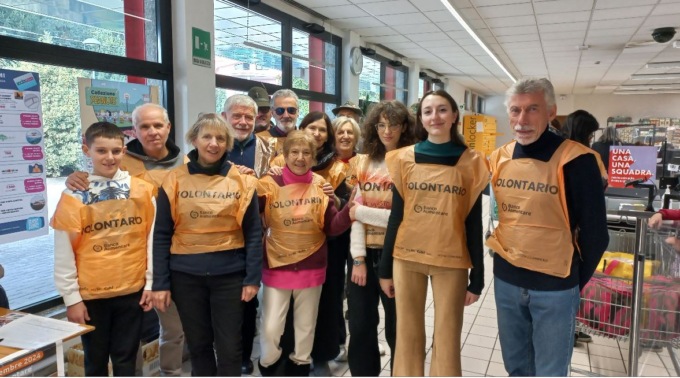 Bilancio positivo per la colletta alimentare nell’aronese