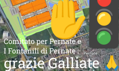 Il Comitato per Pernate esulta dopo il "no" di Galliate al Polo logistico: "Votazione storica"