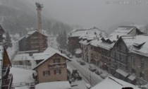 Nevica copiosamente sulle aree montuose del Vco