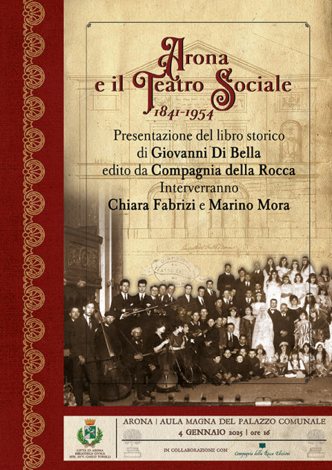 “Arona e il teatro social”: la presentazione il 4 gennaio