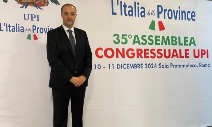 Il presidente della provincia Binatti all'assemblea nazionale dell'Upi