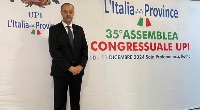Il presidente della provincia Binatti all’assemblea nazionale dell’Upi
