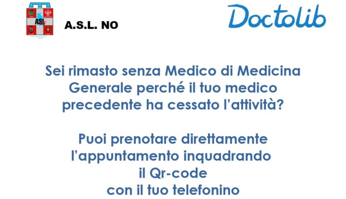 Al via servizio di appuntamento online per chi non ha il medico della mutua