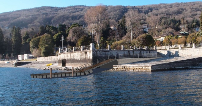 Nuovo pontile per la sosta delle imbarcazioni a Baveno: via ai lavori a gennaio