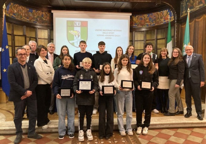 L’Unione Nazionale Veterani dello Sport ha premiato gli allievi e gli atleti