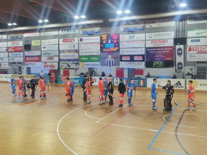 La TR Azzurra Novara sconfitta (5-0) a Valdagno