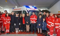 La Croce rossa ha inaugurato un'ambulanza in memoria di Caterina Ruggerone