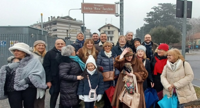 Ora Novara ha la sua passeggiata dedicata a Riccardo “Ricu” Tacchini