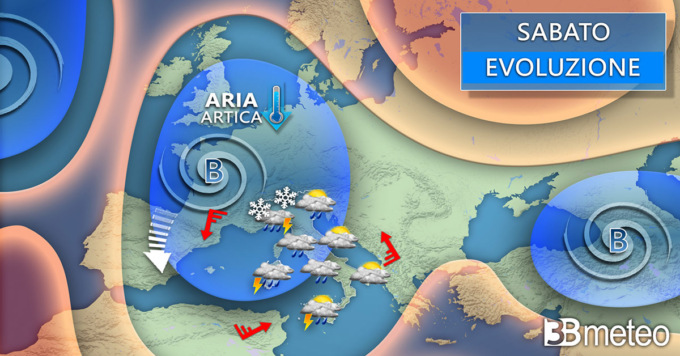 3BMeteo: “Maltempo in arrivo nel weekend con neve anche a bassa quota”