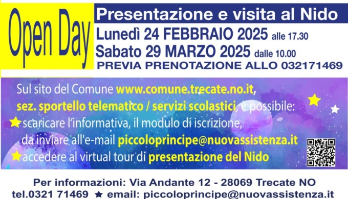 Aperte le iscrizioni 2025/26 all’asilo nido Piccolo Principe di Trecate