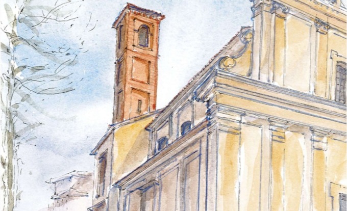 Campanile della chiesa di San Francesco a Trecate: al via i lavori di recupero