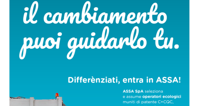 Assa al via la campagna pubblicitaria per cercare operatori ecologici