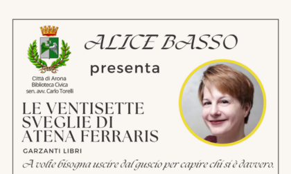 Alice Basso in biblioteca ad Arona sabato 8