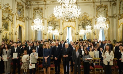 Gli alunni di Varallo Pombia premiati da Mattarella