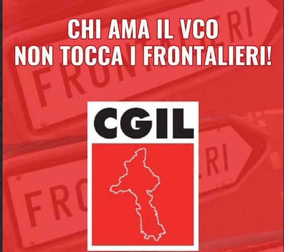 Cgil Novara e Vco oggi protesta a Varese: “Bisogna tutelare i frontalieri”