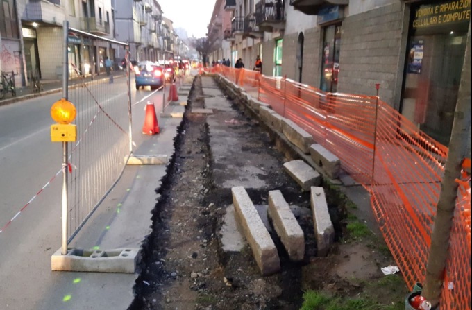 Pista ciclabile in corso Trieste: cantiere in dirittura d’arrivo