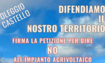 Raccolta firme contro l'impianto agrivoltaico a Oleggio Castello