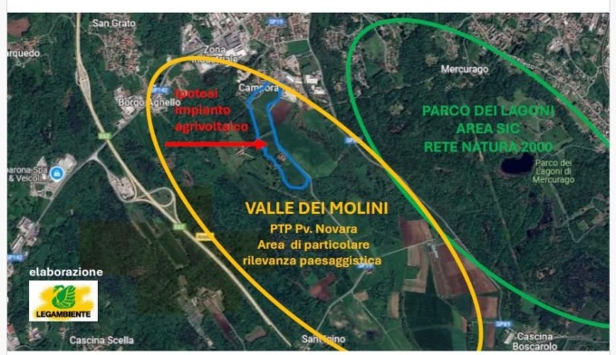 Legambiente: “No all’agrivoltaico ad Oleggio Castello”
