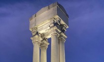 Nuova illuminazione per il monumento a Felice Cavallotti a Dagnente