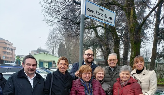 Novara ha battezzato la rotonda “f.lli Invernizzi” e largo “Rocco Galbani”