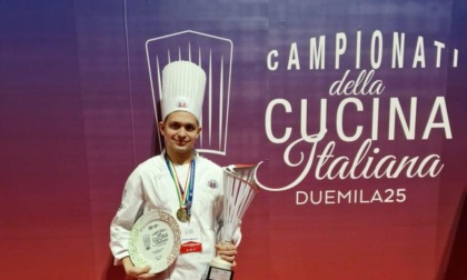 Il novarese Lorenzo Bellotti, giovane talento della cucina, trionfa ai Campionati italiani