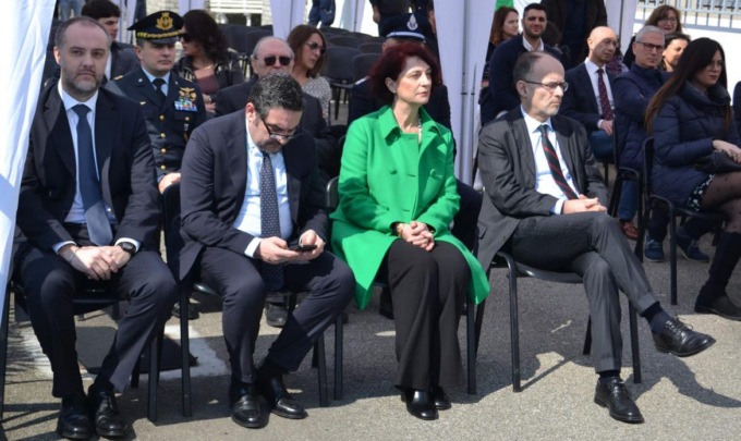 Il presidente Binatti alla festa della Polizia penitenziaria
