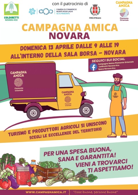 Edizione straordinaria di Campagna Amica con Coldiretti oggi in piazza Martiri