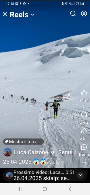 Aereo atterra sul Rosa e sfiora un gruppo di alpinisti: “Una mancata tragedia”