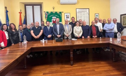 Tappa a Tornaco per il tour del presidente Binatti: sindaci uniti per il territorio