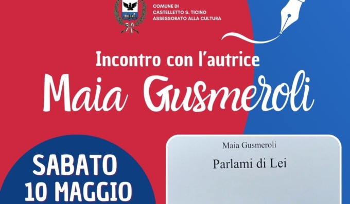 Maia Gusmeroli presenta “Parlami di Lei” in biblioteca a Castelletto