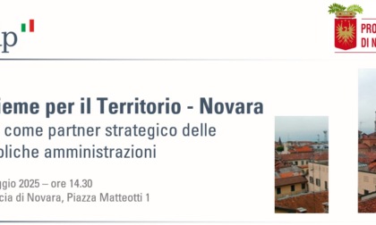 “Insieme per il territorio – Novara”: l'incontro il 15 maggio