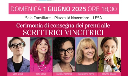 Seconda edizione del Premio Lesa: domenica 1 giugno la premiazione "in rosa"