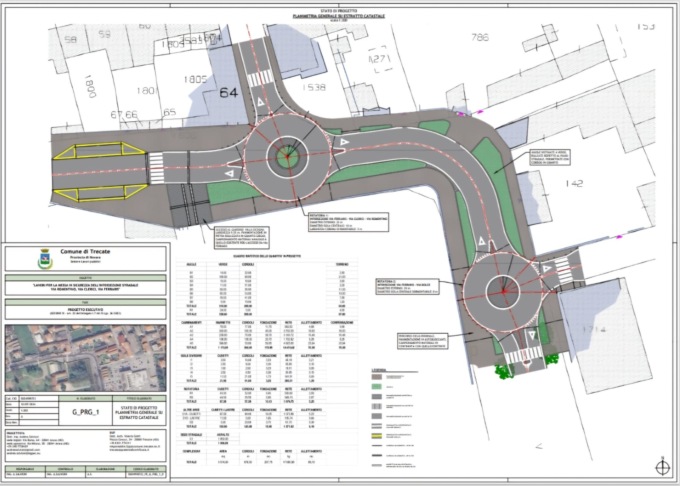 Trecate: due nuove rotatorie e percorsi ciclo-pedonali