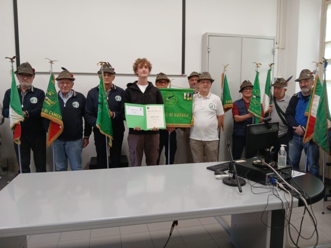 La borsa di studio degli Alpini per l’Omar va a Luca Denetto