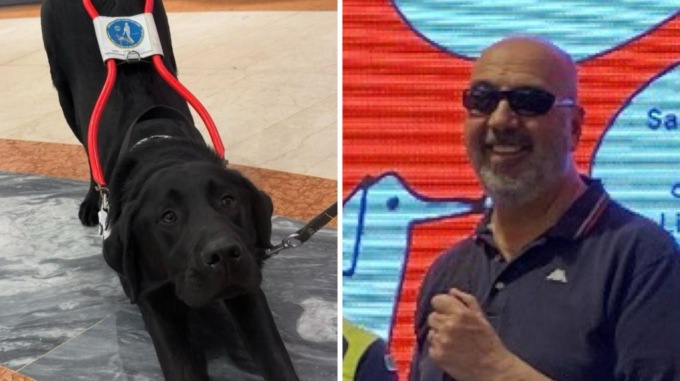 Novara, progetto Pets: il cane Mambo presterà i suoi occhi ad Alberto