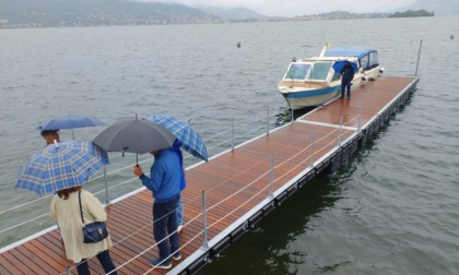 Inaugurato il nuovo pontile di attracco sul lungolago di Baveno