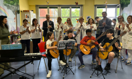 Musica in Pediatria grazie agli alunni del Duca d'Aosta