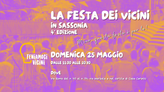 Festa dei Vicini per il quartiere Sassonia di Verbania