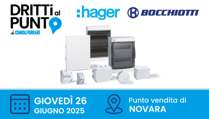Sei un impiantista? Partecipa a “Dritti al Punto” con Hager Bocchiotti